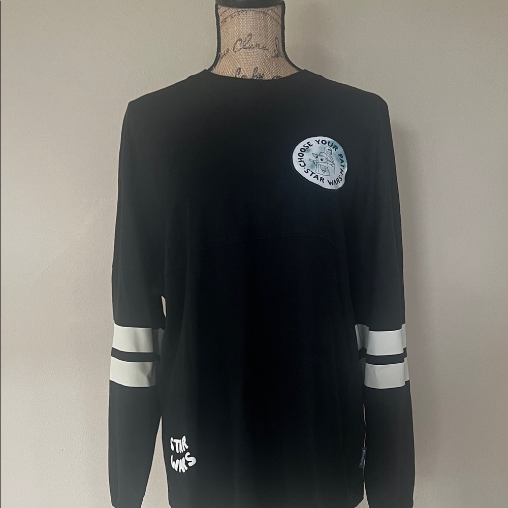 Star Wars Black and White Long Sleeve Tee